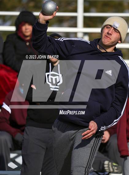Thumbnail 2 in Fernley League Meet (Shot Put) photogallery.