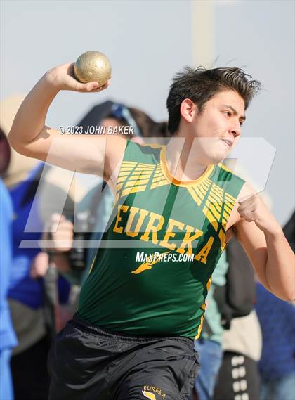 Thumbnail 2 in Fernley League Meet (Shot Put) photogallery.