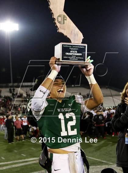 Thumbnail 1 in Centennial vs. De La Salle (CIF State Open Division Final) photogallery.