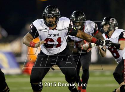 Thumbnail 3 in Centennial vs. De La Salle (CIF State Open Division Final) photogallery.