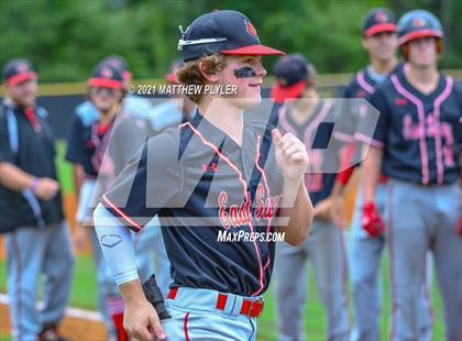 Thumbnail 3 in East Surry vs Perquimans - (NCHSAA 1A Final - game 1 - gallery 1 of 2 - Introductions, Sportmanship Awards, Umpires) photogallery.