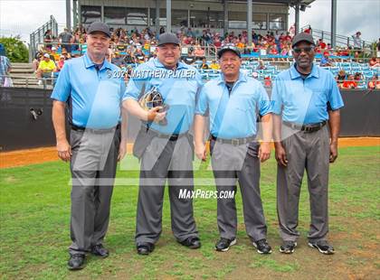 Thumbnail 2 in East Surry vs Perquimans - (NCHSAA 1A Final - game 1 - gallery 1 of 2 - Introductions, Sportmanship Awards, Umpires) photogallery.