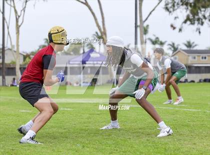 Thumbnail 1 in Inglewood vs Oaks Christian (Battle at the Beach) photogallery.