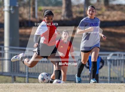 Thumbnail 2 in Hoke County vs South View (Kicking for Cancer Jamboree) photogallery.