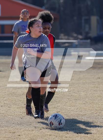 Thumbnail 2 in Hoke County vs South View (Kicking for Cancer Jamboree) photogallery.
