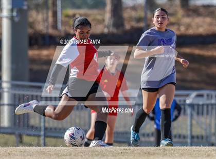 Thumbnail 3 in Hoke County vs South View (Kicking for Cancer Jamboree) photogallery.