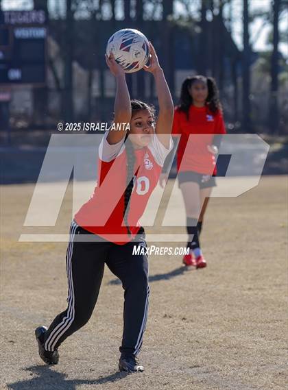 Thumbnail 3 in Hoke County vs South View (Kicking for Cancer Jamboree) photogallery.
