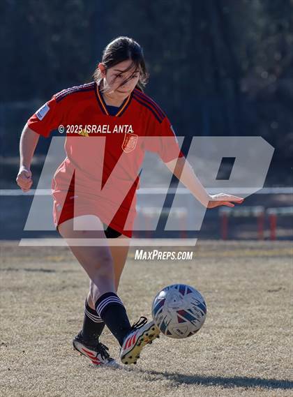 Thumbnail 2 in Hoke County vs South View (Kicking for Cancer Jamboree) photogallery.