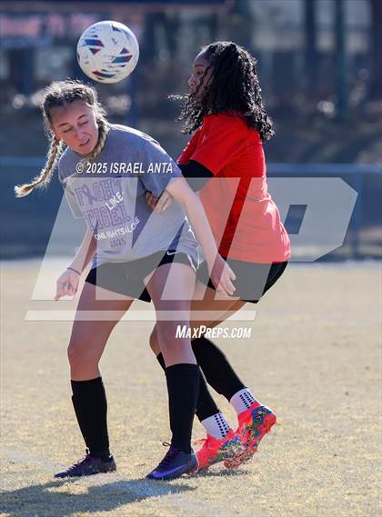 Thumbnail 2 in Hoke County vs South View (Kicking for Cancer Jamboree) photogallery.