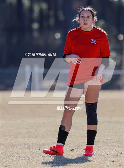 Thumbnail 2 in Hoke County vs South View (Kicking for Cancer Jamboree) photogallery.