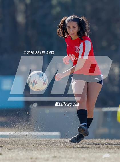Thumbnail 3 in Hoke County vs South View (Kicking for Cancer Jamboree) photogallery.