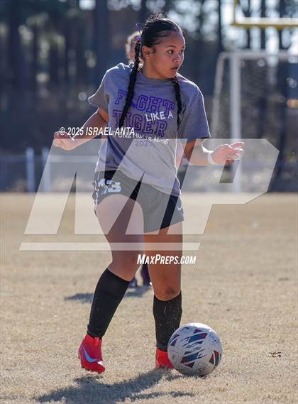 Thumbnail 2 in Hoke County vs South View (Kicking for Cancer Jamboree) photogallery.