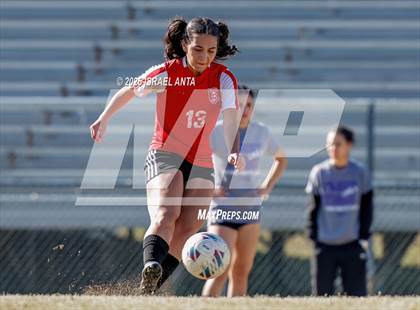 Thumbnail 2 in Hoke County vs South View (Kicking for Cancer Jamboree) photogallery.