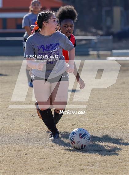 Thumbnail 3 in Hoke County vs South View (Kicking for Cancer Jamboree) photogallery.