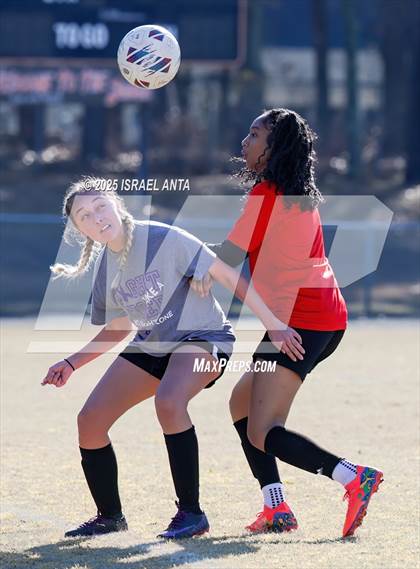Thumbnail 3 in Hoke County vs South View (Kicking for Cancer Jamboree) photogallery.