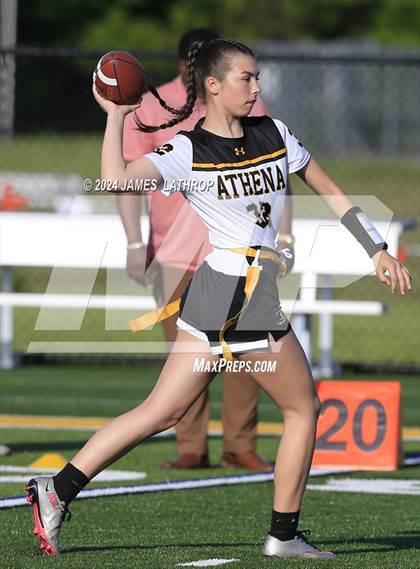 Thumbnail 3 in Monroee @ Greece Athena (NYSPHSAA Section V Class B1 Semifinal) photogallery.