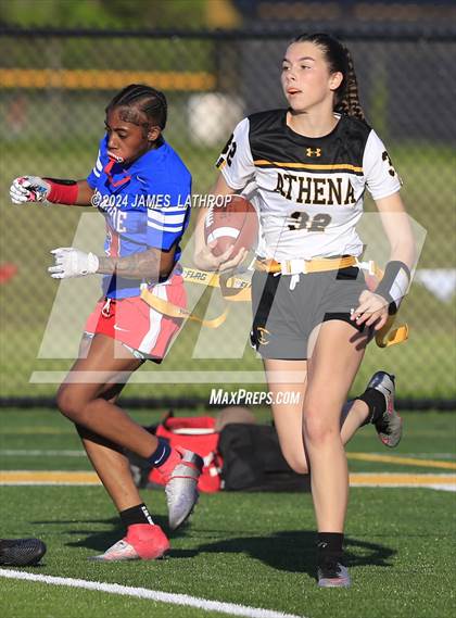 Thumbnail 2 in Monroee @ Greece Athena (NYSPHSAA Section V Class B1 Semifinal) photogallery.
