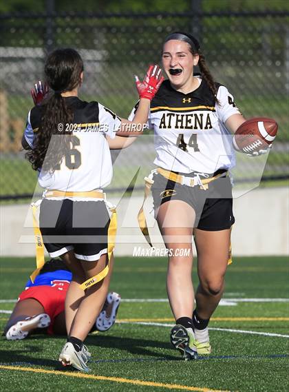 Thumbnail 2 in Monroee @ Greece Athena (NYSPHSAA Section V Class B1 Semifinal) photogallery.