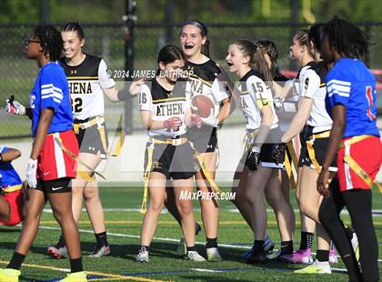 Thumbnail 1 in Monroee @ Greece Athena (NYSPHSAA Section V Class B1 Semifinal) photogallery.