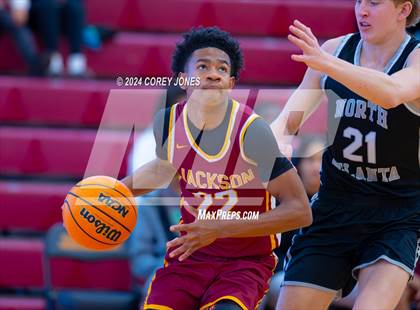 Thumbnail 1 in North Atlanta vs Jackson(Hard In The Paint Classic) photogallery.