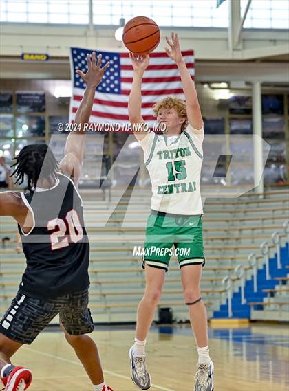 Thumbnail 3 in Southport vs Triton Central (IBCA / IHSAA Showcase) photogallery.