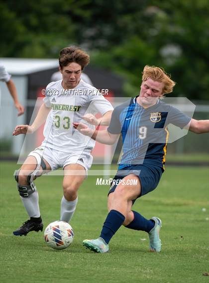 Thumbnail 2 in Cape Fear vs. Pinecrest (Battle for the Bell - First Round) photogallery.