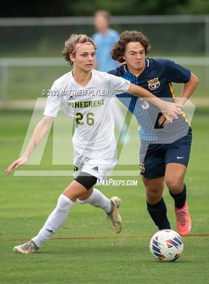 Thumbnail 3 in Cape Fear vs. Pinecrest (Battle for the Bell - First Round) photogallery.