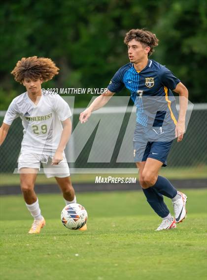 Thumbnail 2 in Cape Fear vs. Pinecrest (Battle for the Bell - First Round) photogallery.