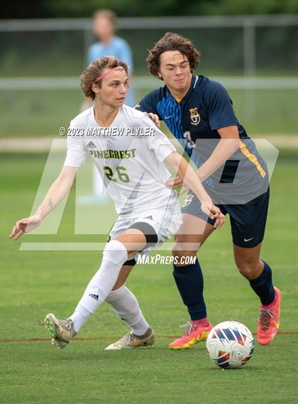 Thumbnail 2 in Cape Fear vs. Pinecrest (Battle for the Bell - First Round) photogallery.