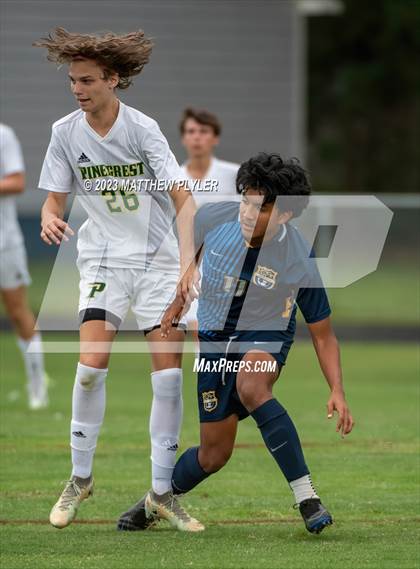 Thumbnail 2 in Cape Fear vs. Pinecrest (Battle for the Bell - First Round) photogallery.