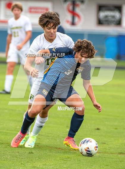 Thumbnail 3 in Cape Fear vs. Pinecrest (Battle for the Bell - First Round) photogallery.
