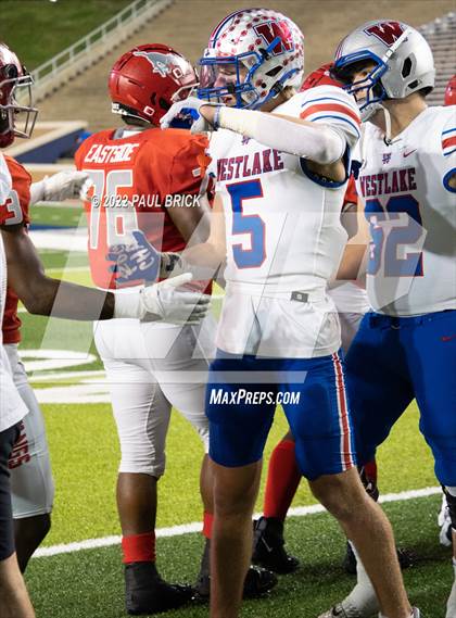 Thumbnail 2 in Galena Park North Shore v Austin Westlake (UIL 6A D1 Semifinal) photogallery.