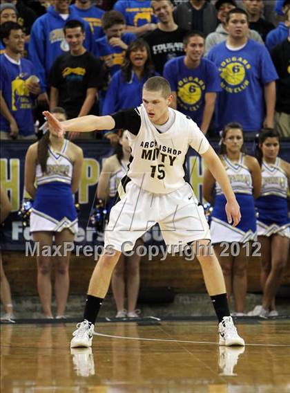 Thumbnail 2 in Newark Memorial vs. Archbishop Mitty (CIF D2 NorCal Regional Final) photogallery.