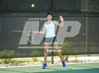 Thumbnail 1 in Torrey Pines vs. University (CIF SoCal Regional Team Tennis Championships) photogallery.