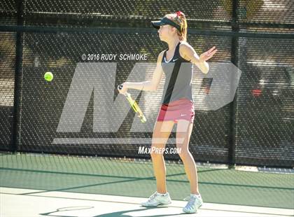 Thumbnail 2 in Torrey Pines vs. University (CIF SoCal Regional Team Tennis Championships) photogallery.