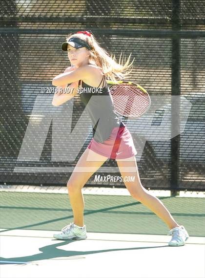 Thumbnail 1 in Torrey Pines vs. University (CIF SoCal Regional Team Tennis Championships) photogallery.