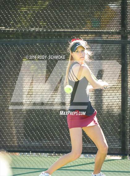 Thumbnail 2 in Torrey Pines vs. University (CIF SoCal Regional Team Tennis Championships) photogallery.