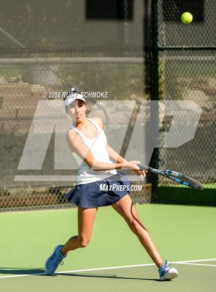 Thumbnail 1 in Torrey Pines vs. University (CIF SoCal Regional Team Tennis Championships) photogallery.