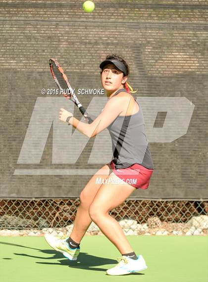 Thumbnail 1 in Torrey Pines vs. University (CIF SoCal Regional Team Tennis Championships) photogallery.