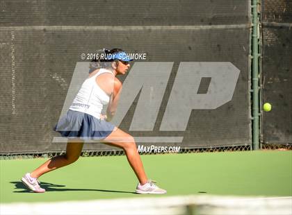 Thumbnail 2 in Torrey Pines vs. University (CIF SoCal Regional Team Tennis Championships) photogallery.