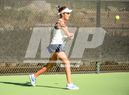 Thumbnail 3 in Torrey Pines vs. University (CIF SoCal Regional Team Tennis Championships) photogallery.