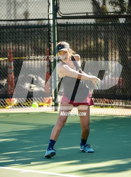 Thumbnail 1 in Torrey Pines vs. University (CIF SoCal Regional Team Tennis Championships) photogallery.