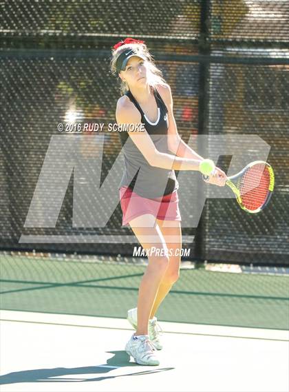 Thumbnail 3 in Torrey Pines vs. University (CIF SoCal Regional Team Tennis Championships) photogallery.