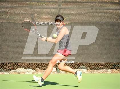 Thumbnail 2 in Torrey Pines vs. University (CIF SoCal Regional Team Tennis Championships) photogallery.