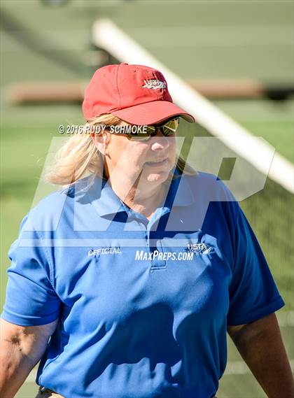 Thumbnail 1 in Torrey Pines vs. University (CIF SoCal Regional Team Tennis Championships) photogallery.