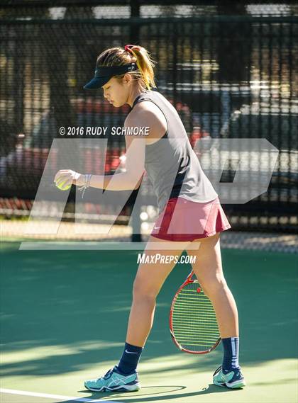 Thumbnail 3 in Torrey Pines vs. University (CIF SoCal Regional Team Tennis Championships) photogallery.