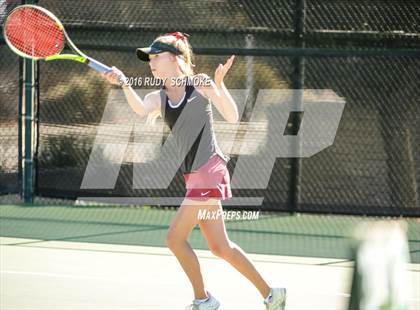 Thumbnail 2 in Torrey Pines vs. University (CIF SoCal Regional Team Tennis Championships) photogallery.