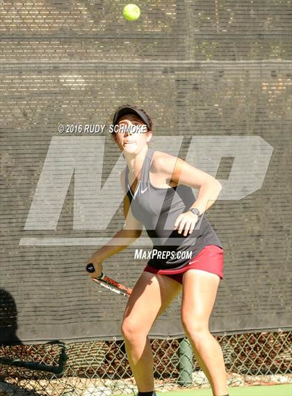 Thumbnail 2 in Torrey Pines vs. University (CIF SoCal Regional Team Tennis Championships) photogallery.