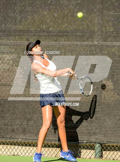 Thumbnail 2 in Torrey Pines vs. University (CIF SoCal Regional Team Tennis Championships) photogallery.