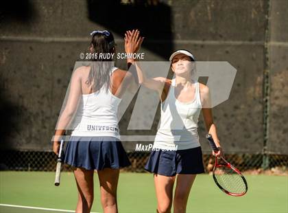 Thumbnail 1 in Torrey Pines vs. University (CIF SoCal Regional Team Tennis Championships) photogallery.